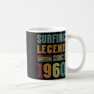 Surflegende 1960 65 Jahre Wasser Surfen 65. Geburt Kaffeetasse