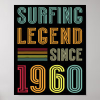 Surflegende 1960 65 Jahre Wasser Surfen 65. Geburt