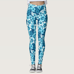 Surfloraler Hibiskus Leggings