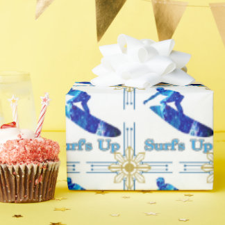 Surfpapier Geschenkpapier