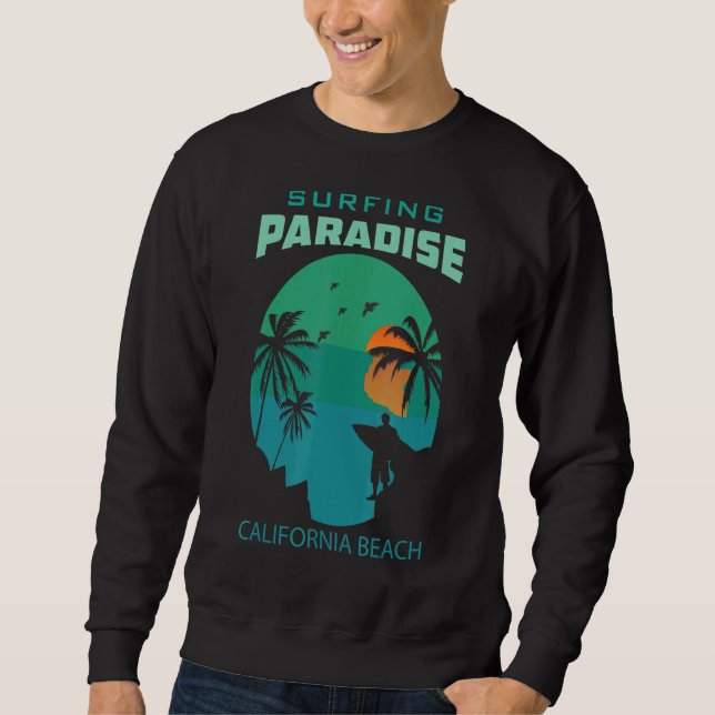 Surfparadies California Beach Sweatshirt (Vorderseite)