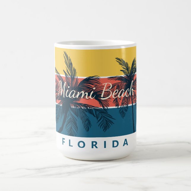 Surfparadies Miami Beach Florida Kaffeetasse (Mittel)