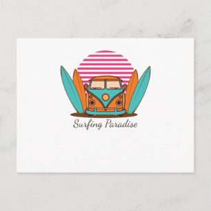 Surfparadies Postkarte