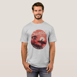 Surfparadies Sonnenuntergang T-Shirt