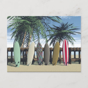 Surfpostkarte Postkarte