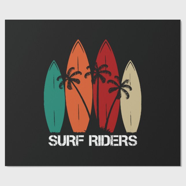 Surfreiter Geschenkpapier (Flach)