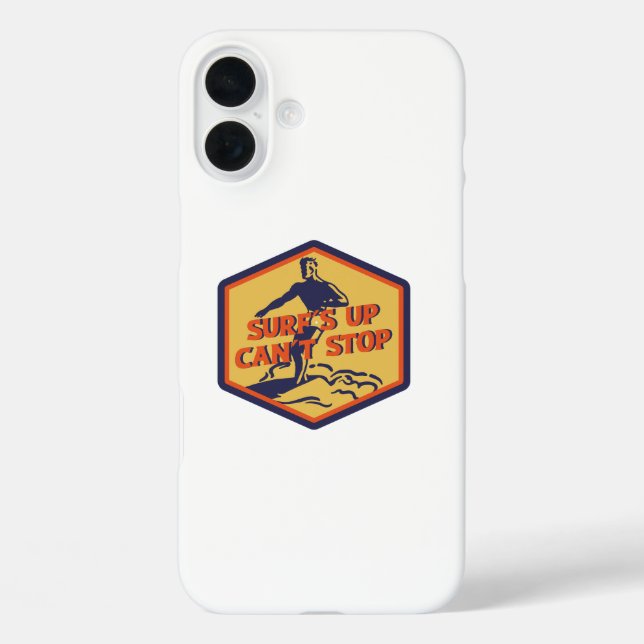 surfs cant stop summer phone case (Rückseite)