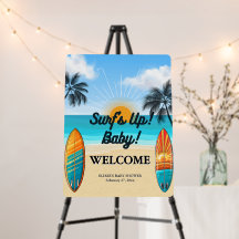 Surf's Up Baby - Babydusche
