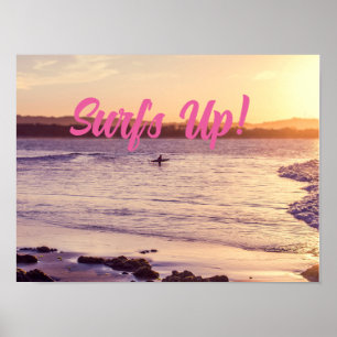 Surf's Up Byron Bay Poster