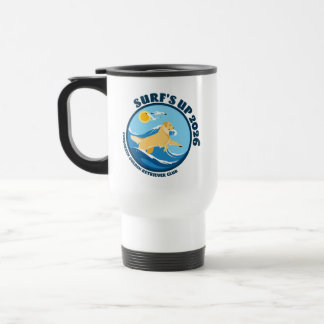Surfs Up Golden Mug Reisebecher