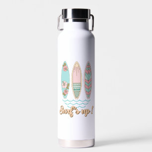 Surf's Up Sommer-Surfbretter Tropisch  Trinkflasche