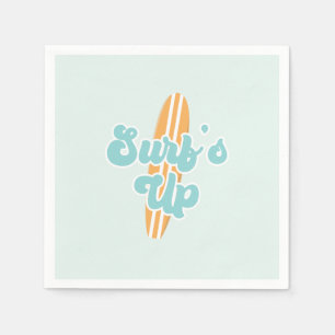 Surfs Up Strandgeburtstag Serviette