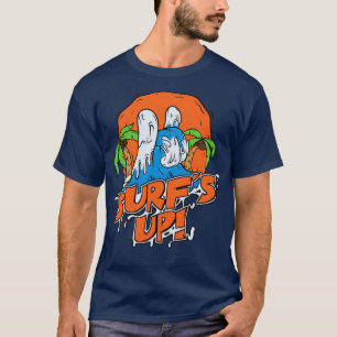 Surfs Up Surfen Ozeanwellen Palme Retro-Design T-Shirt