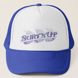 Surf's Up Two Ton Hut lila, grün & weiß Truckerkappe