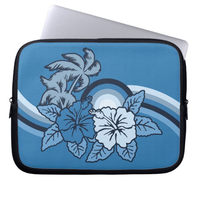 Surfsafari Hawaiian Neoprene Wetsuit Laptopschutzhülle (Vorderseite)