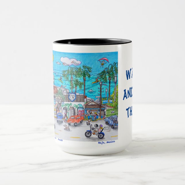 Surfshop-Tasse Tasse (Zentrum)