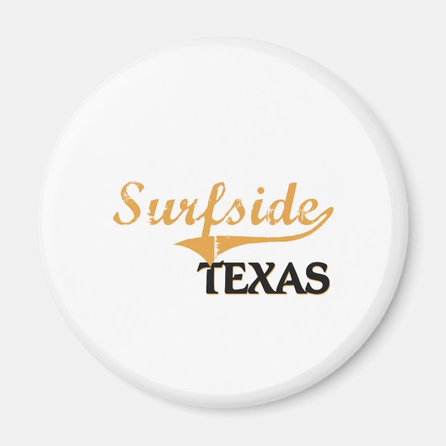 Surfside Texas Classic Magnet (Vorne)