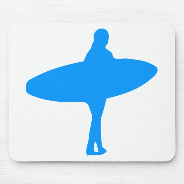 Surfsilhouette Mousepad (Vorne)
