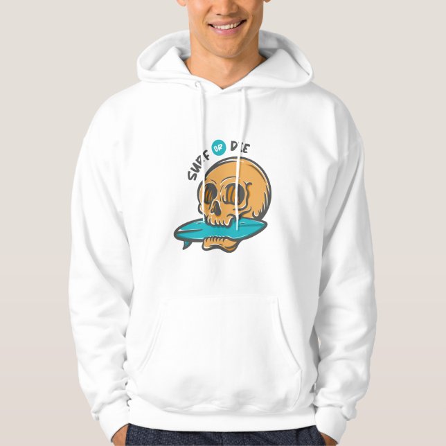 Surfskull Hoodie (Vorderseite)