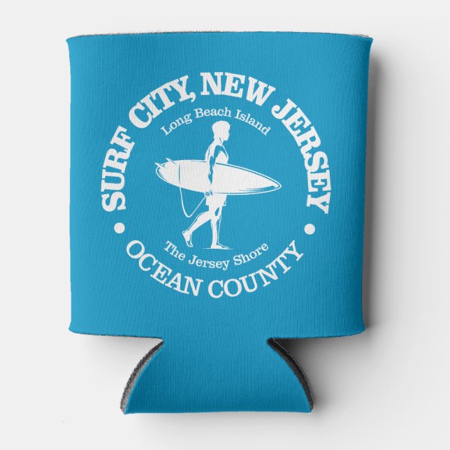 Surfstadt (Surfer) Dosenkühler (Vorderseite)