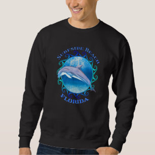 Surfstrand Florida Urlaub Souvenir Dolphin Sweatshirt
