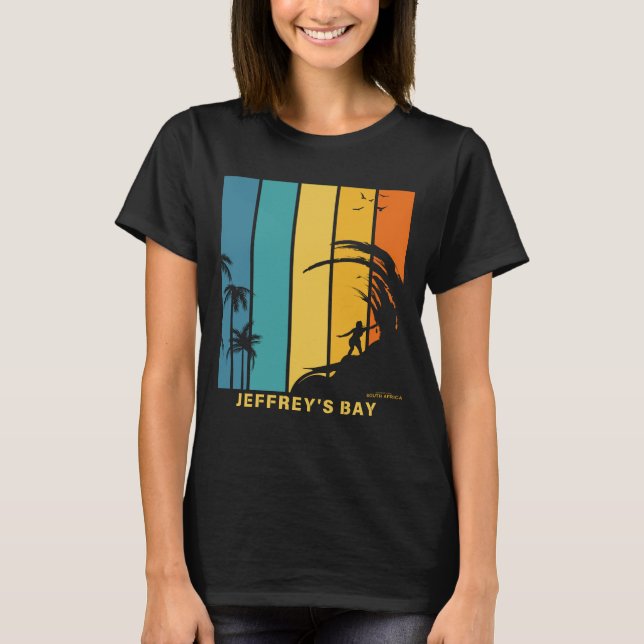 Surfstrand Jeffreys Bay Südafrika T-Shirt (Vorderseite)