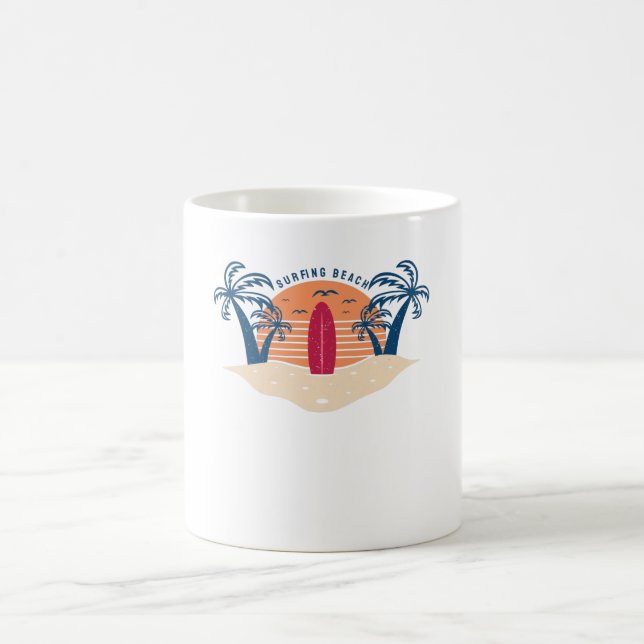 Surfstrand Kaffeetasse (Mittel)