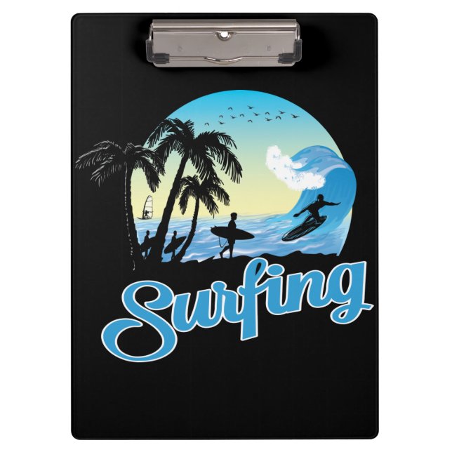 Surfstrand Klemmbrett (Vorderseite)