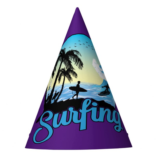 Surfstrand Partyhütchen (Vorderseite)