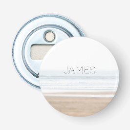 Surfstrand personalisierter Schlüsselring Flaschenöffner