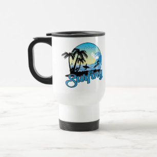 Surfstrand Reisebecher