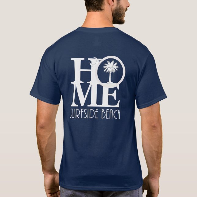 Surfstrand South Carolina T-Shirt (Rückseite)