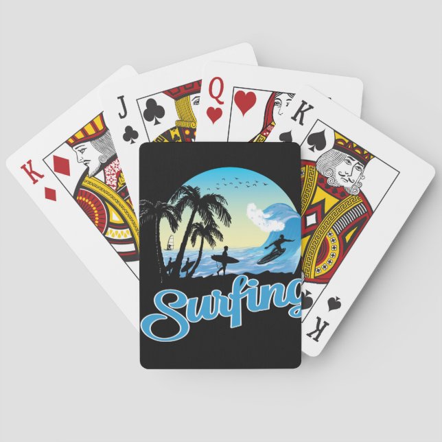 Surfstrand Spielkarten (Rückseite)