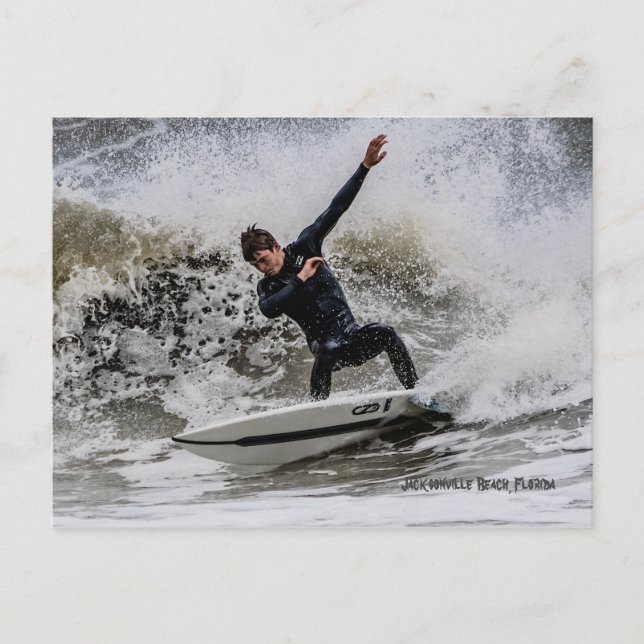 Surft hoch! postkarte (Vorderseite)