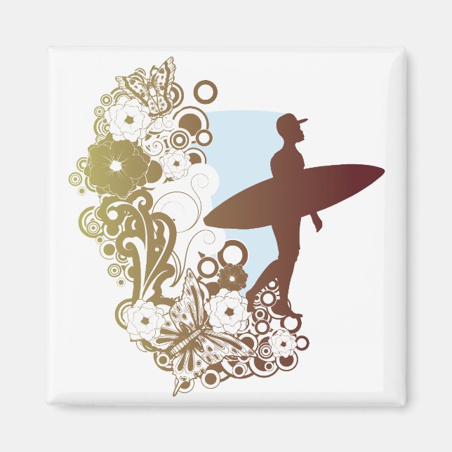 Surfträume Magnet (Vorne)