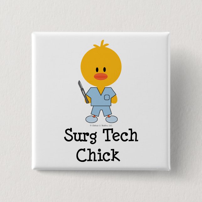 Surg Technologie-Küken-Knopf Button (Vorderseite)