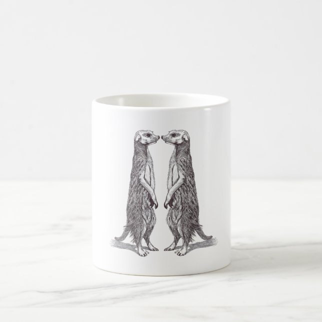 SURICATA LOVE. MEERKAT LOVE.  KAFFEETASSE (Mittel)