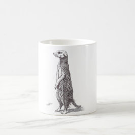 SURICATA. MEERKAT. KAFFEETASSE