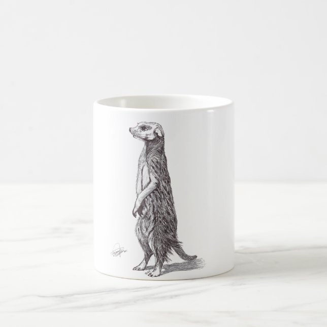 SURICATA. MEERKAT. KAFFEETASSE (Mittel)