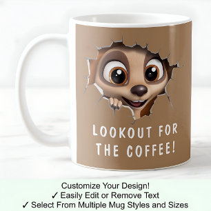 Suricate Dans Une Tasse ! Objet Original Pour Amat