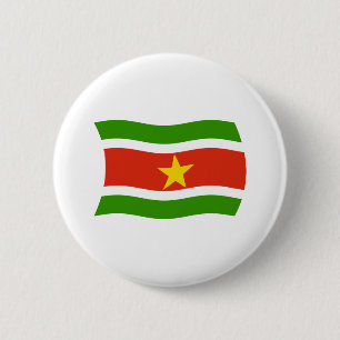 Surinam-Flagge-Button Button