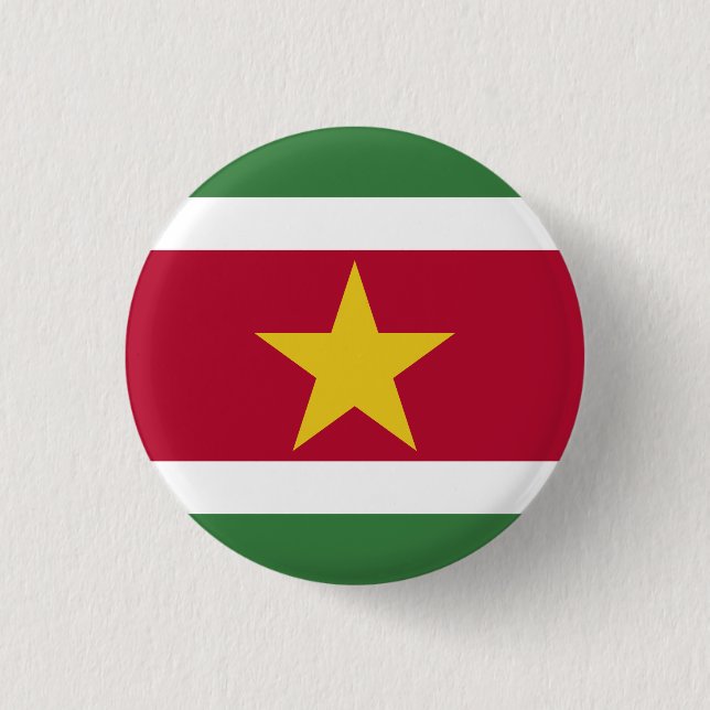 Suriname-Flag Button (Vorderseite)