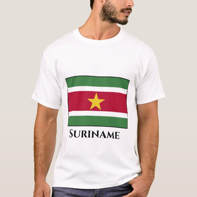Suriname-Flag T-Shirt (Vorderseite)
