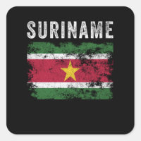 Suriname-Flagge beängstigend Surinamese-Flagge