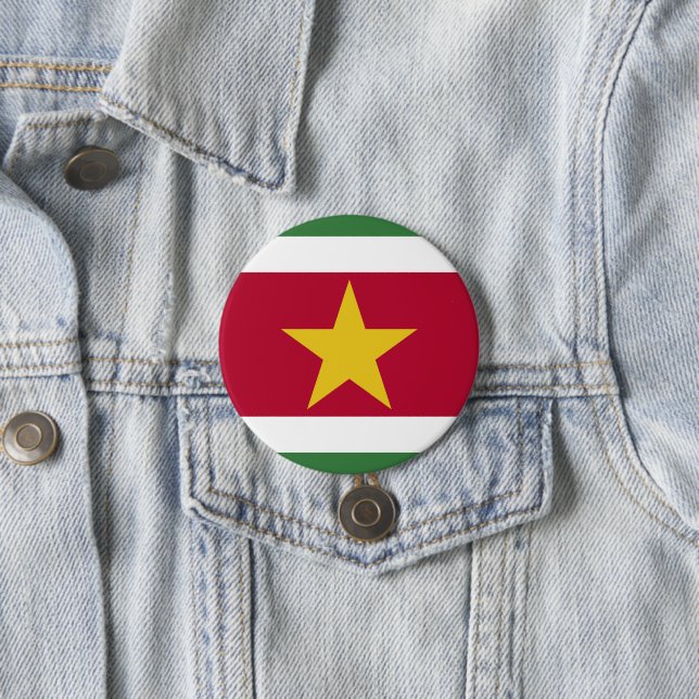 Suriname-Flagge Button (Beispiel)