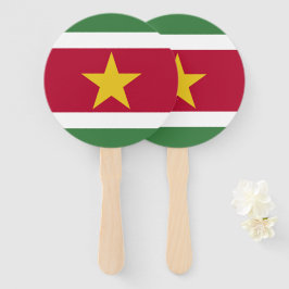 Suriname-Flagge Fächer
