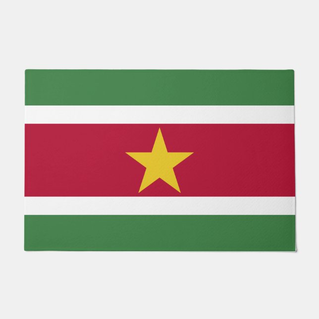 Suriname-Flagge Fußmatte (Vorderseite)