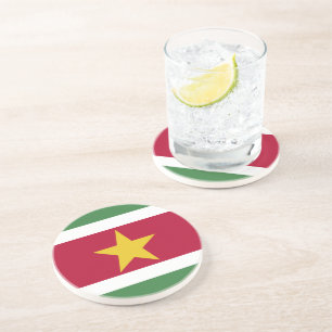 Suriname-Flagge Getränkeuntersetzer