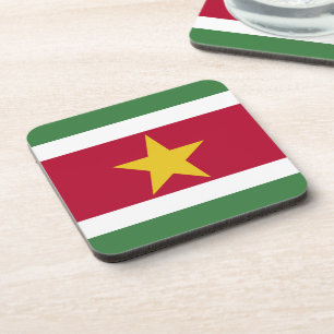 Suriname-Flagge Getränkeuntersetzer