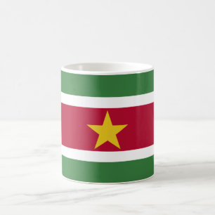 Suriname-Flagge Kaffeetasse
